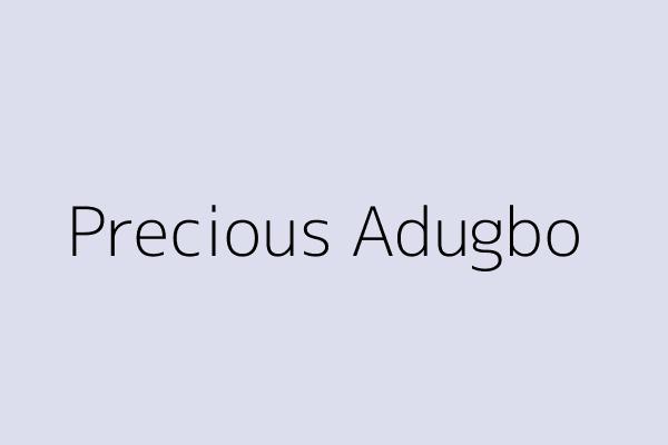 Precious Adugbo